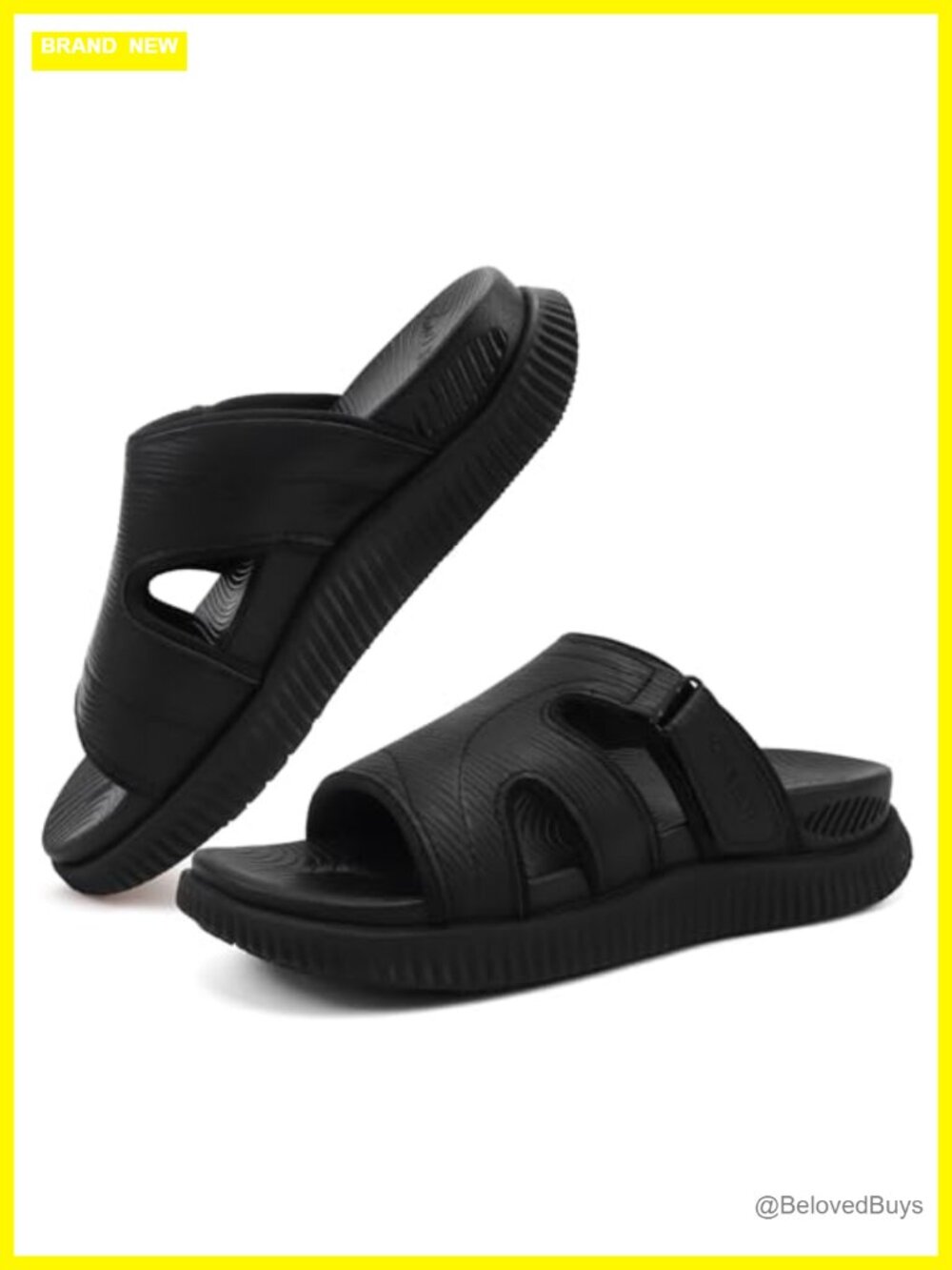 Women's Orthopedic Slide Sandals Vegan Leather Arch Support